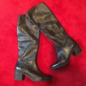 Sam Edelman Black Heeled Boots
